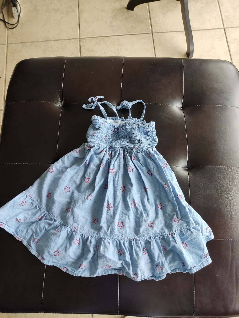 Cat & Jack Light Blue Star-Print Sundress for Girls Size 4T